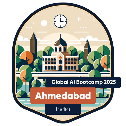 Badge Global AI Bootcamp 2025 - India - Ahmedabad - Attendee