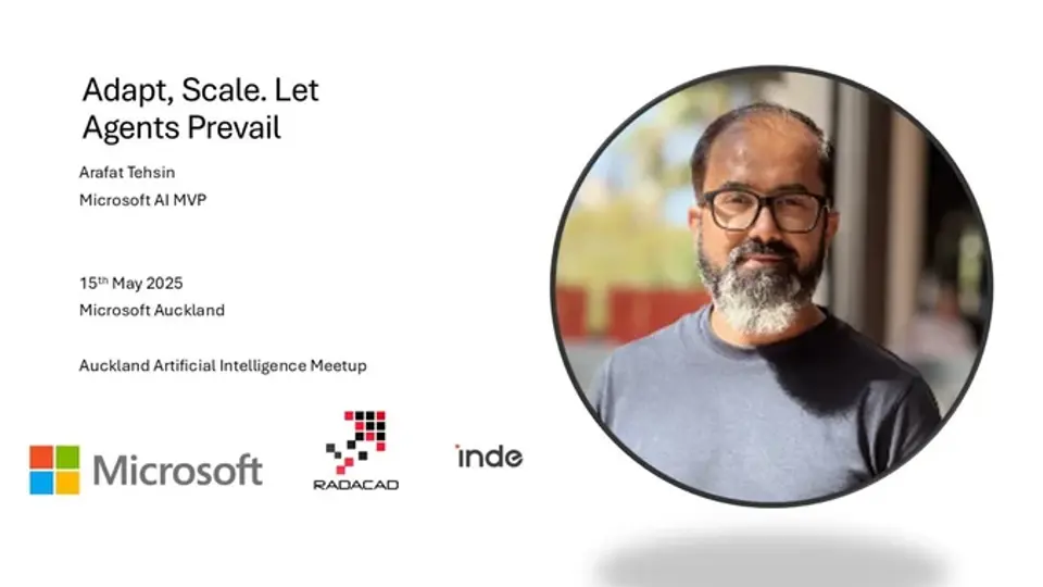 Adapt, Scale. Let Agents Prevail