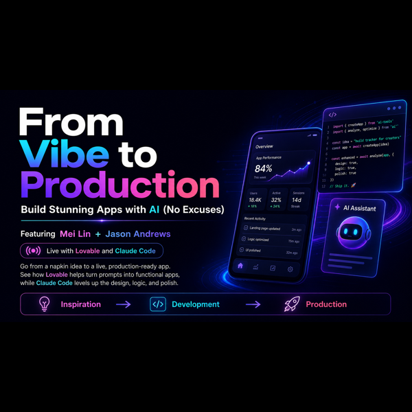 From Vibe to Production — Build Stunning Apps with AI (No Excuses)