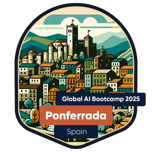 Badge Global AI Bootcamp 2025 - Ponferrada - Attendee