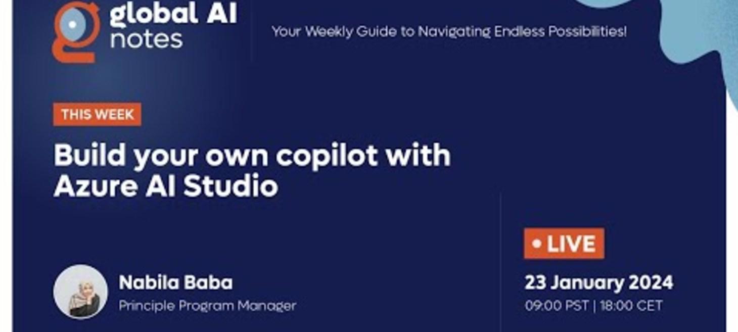 Build your own copilot with Azure AI Studio