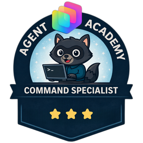 Badge Copilot Studio Agent Academy - Command Specialist