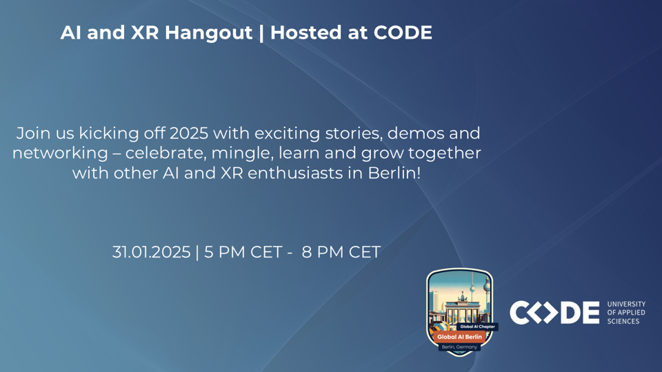 AI and XR Hangout | Hosted at CODE