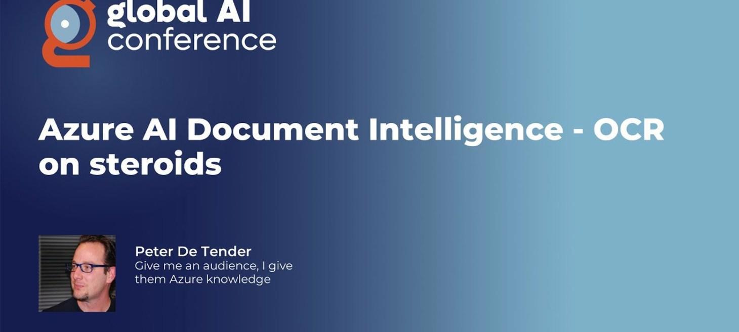 Azure AI Document Intelligence - OCR on steroids