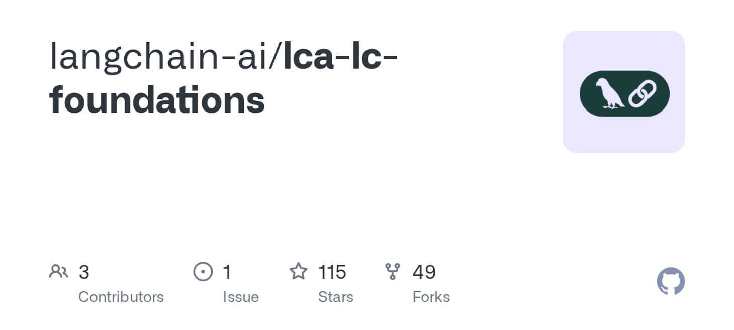 GitHub - langchain-ai/lca-lc-foundations