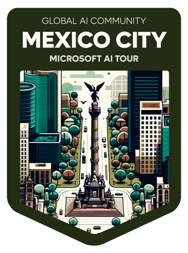 Badge Microsoft AI Tour - Mexico City