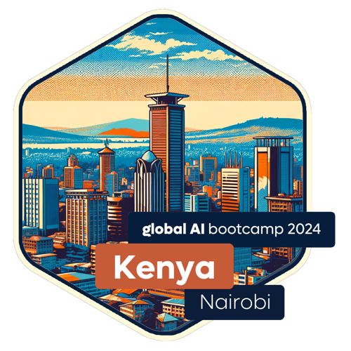 Badge Global AI Bootcamp 2024 - Kenya - Nairobi - Attendee