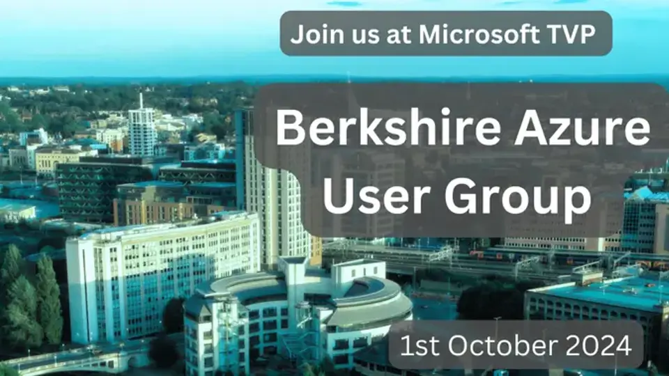 Azure Berkshire User Group - October Event!