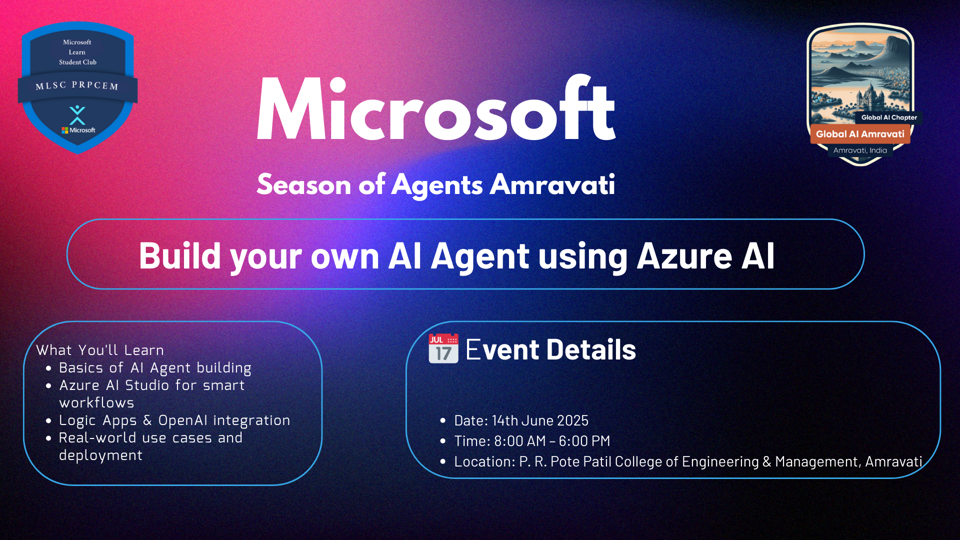 Microsoft Season of Agents Amravati
