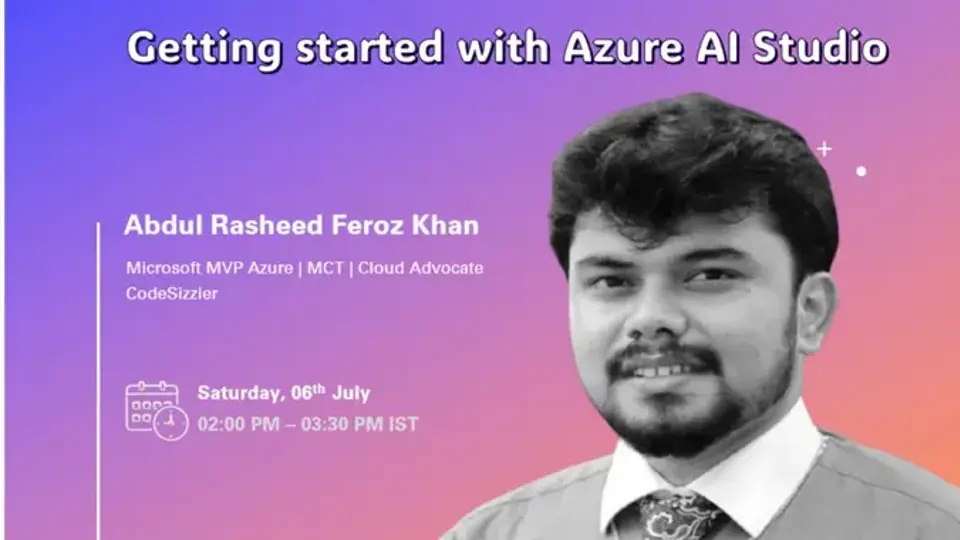 Getting started with Azure AI Studio - Season of AI