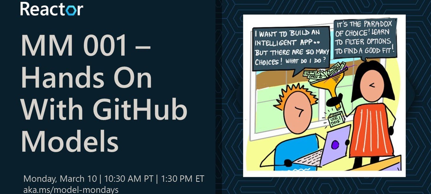 Model Mondays – Hands On With GitHub Models