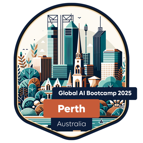 Badge Global AI Bootcamp 2025 - Perth - Attendee