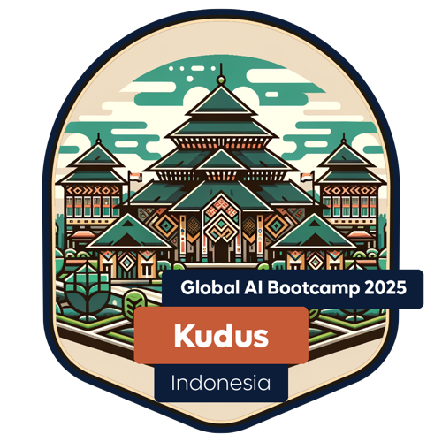 Badge Global AI Bootcamp 2025 - Indonesia - Kudus - Attendee