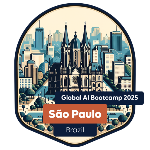 Badge Global AI Bootcamp 2025 - Brazil - São Paulo - Attendee
