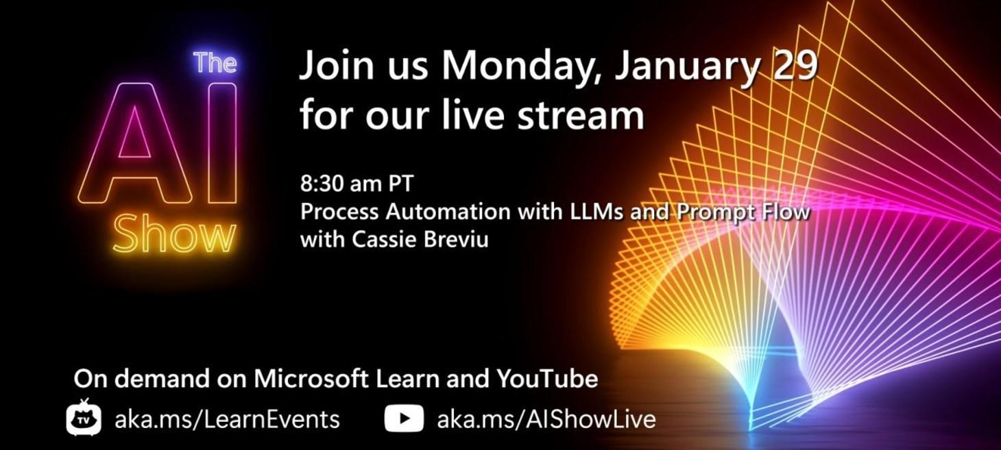 Process Automation with LLMs and Prompt Flow