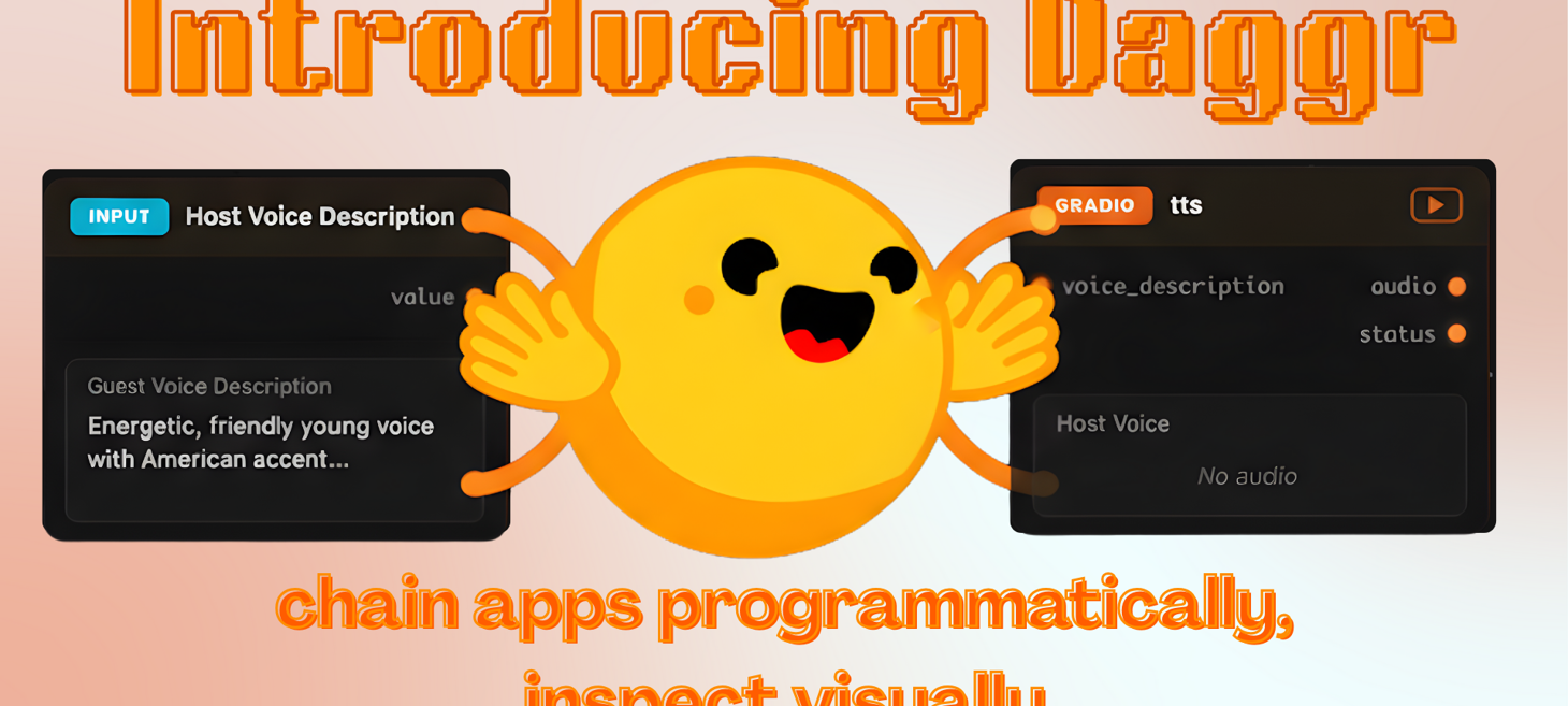 Introducing Daggr: Chain apps programmatically, inspect visually
