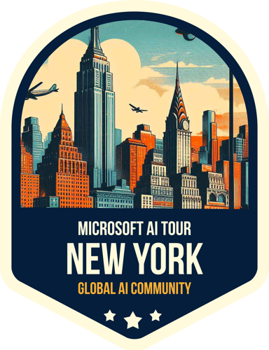 Badge Microsoft AI Tour - New York