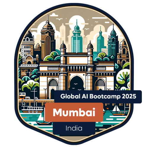 Badge Global AI Bootcamp 2025 - India - Mumbai - Attendee