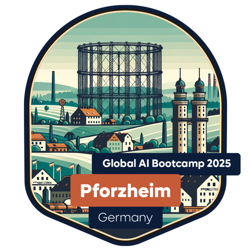 Badge Global AI Bootcamp 2025 - Germany - Pforzheim - Attendee