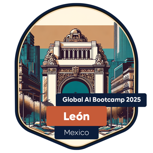 Badge Global AI Bootcamp 2025 - León - Attendee