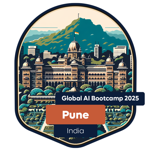 Badge Global AI Bootcamp 2025 - India - Pune - Attendee