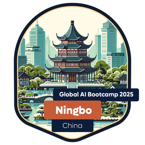 Badge Global AI Bootcamp 2025 - China - Ningbo - Attendee