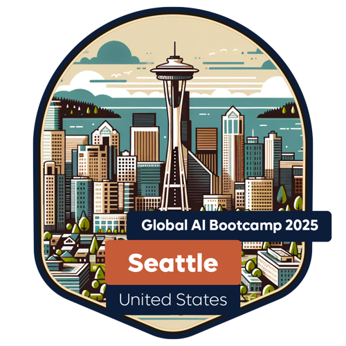 Badge Global AI Bootcamp 2025 - United States - Seattle - Attendee