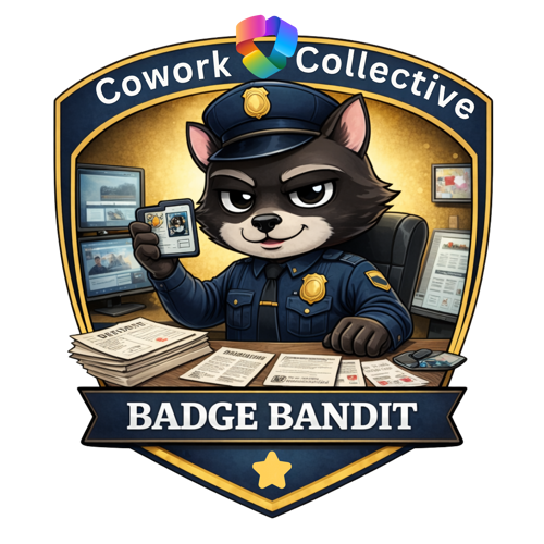 Badge Cowork Collective - Badge Bandit