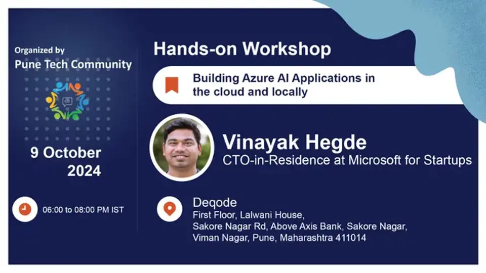 Hands-on Workshop: Building Azure AI Applications in the cloud and locally