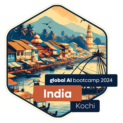 Badge Global AI Bootcamp 2024 - India - Kochi - Attendee
