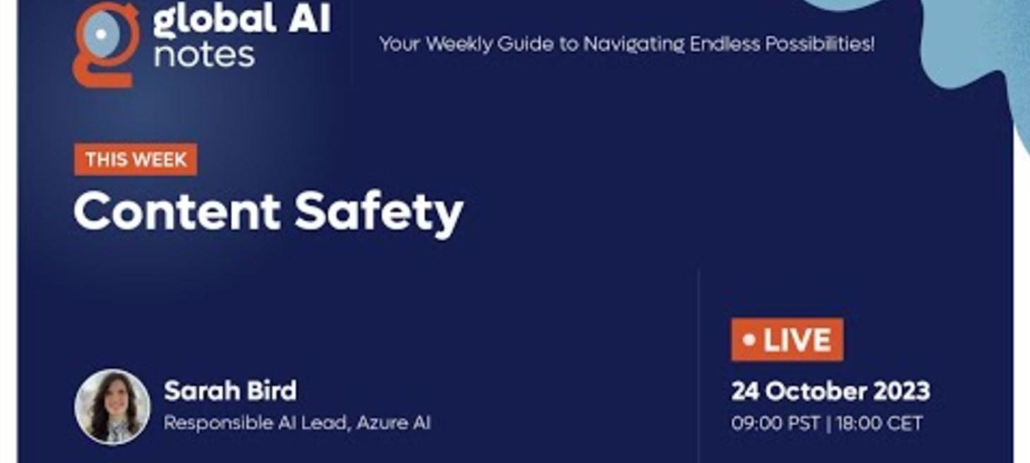 Content Safety - Global AI Notes