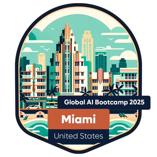Badge Global AI Bootcamp 2025 - United States - Miami - Fort Lauderdale - Attendee