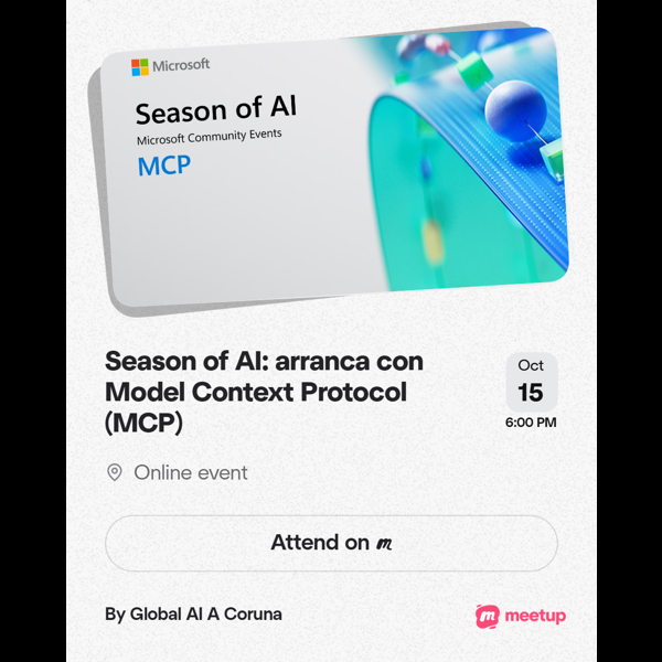 Season of AI: arranca con Model Context Protocol (MCP)