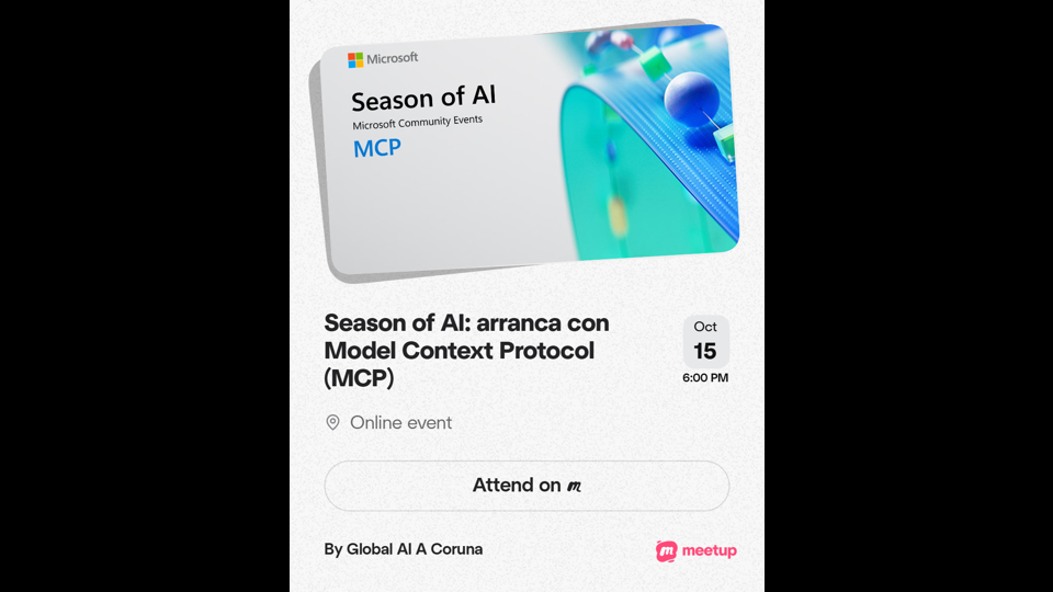 Season of AI: arranca con Model Context Protocol (MCP)