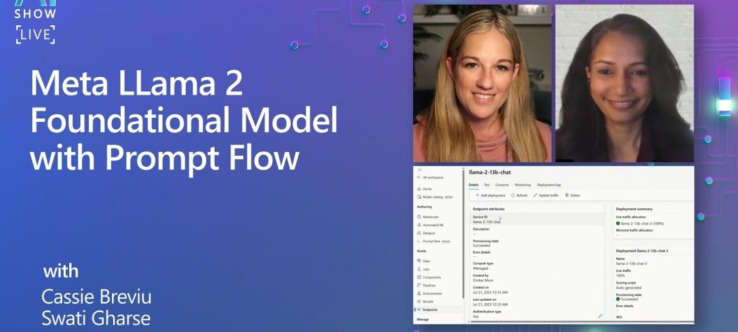 Meta LLama 2 Foundational Model with Prompt Flow