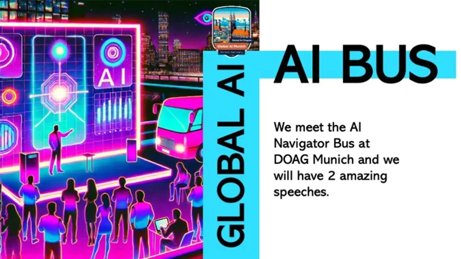 Global AI Munich meets AI Navigator Bus at DOAG