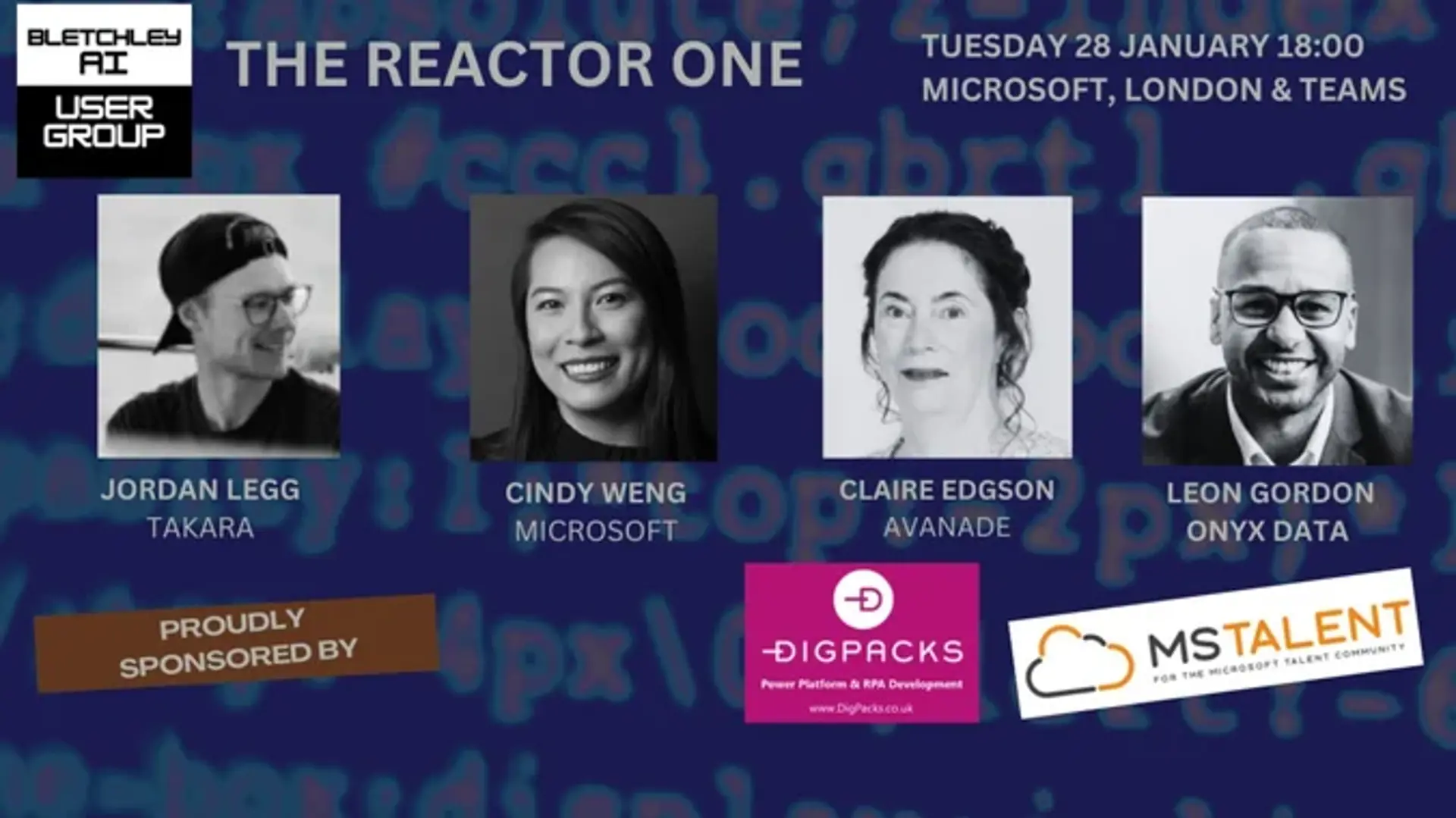 Bletchley AI - The Reactor One (virtual attendee) - January 2025