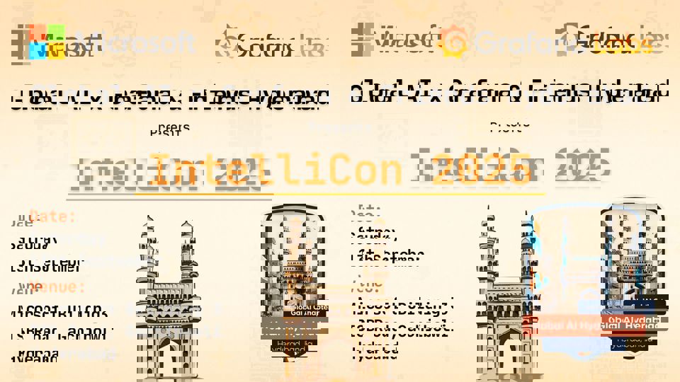 IntelliCon Hyderabad - The Conference for Next-Generation AI and Observability