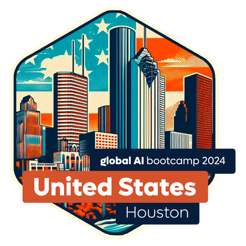 Badge Global AI Bootcamp 2024 - United States of America - Houston - Attendee