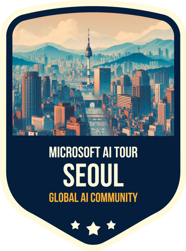 Badge Microsoft AI Tour - Seoul