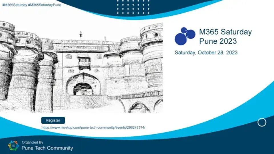 M365 Saturday, Pune 2023 (In-Person Only)
