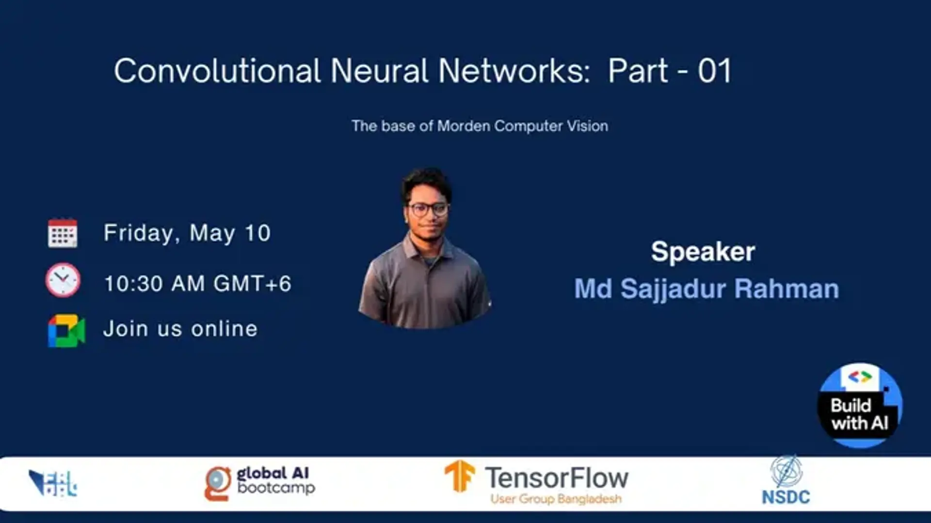 Convolutional Neural Networks:  Part - 01