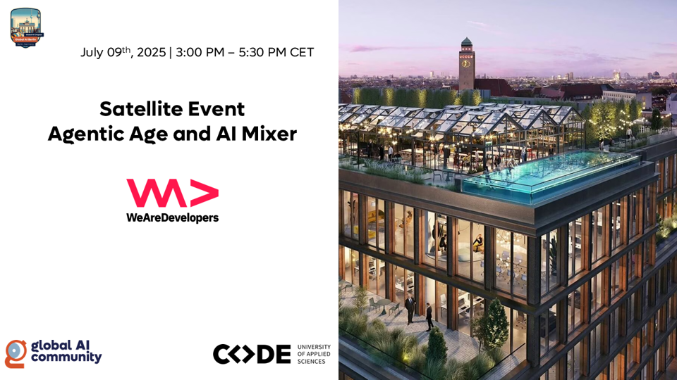 Satellite Event Agentic Age and AI Mixer - WeAreDevelopers