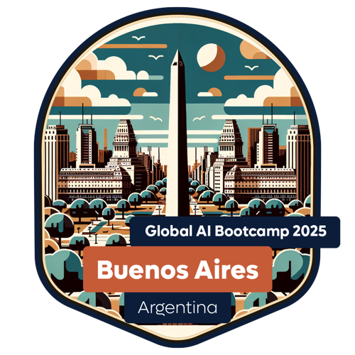 Badge Global AI Bootcamp 2025 - Argentina - Buenos Aires - Attendee