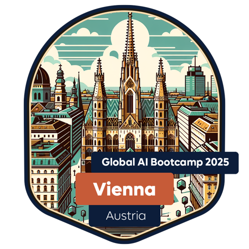 Badge Global AI Bootcamp 2025 - Vienna - Attendee
