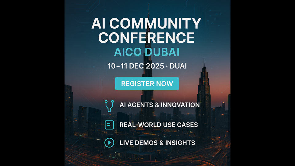 AI Community Conference Dubai - AICO Dubai
