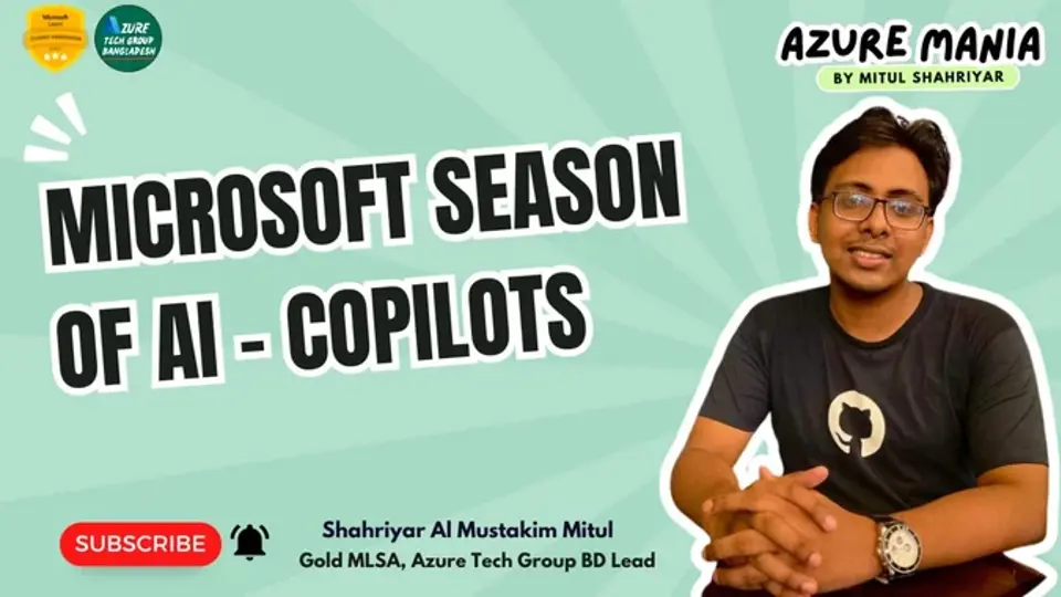 Microsoft Season of AI - Copilots